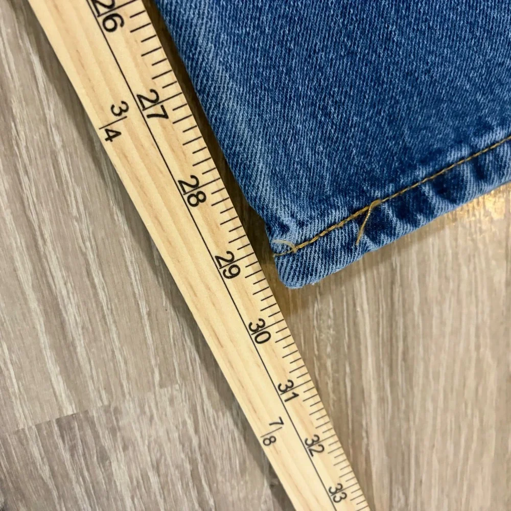 Levis 550 Relaxed Fit Blue Denim Jeans Men 34x32 (32x30) Medium Wash 100% Cotton